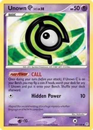 Unown [C] (67) [Diamond and Pearl]