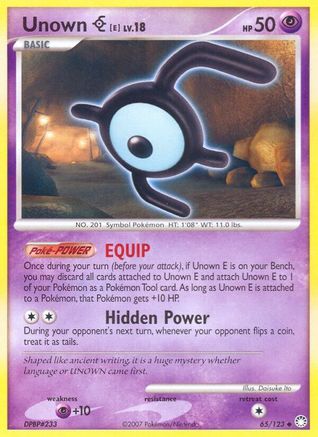 Unown [E] (65) [Mysterious Treasures]
