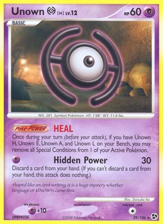 Unown [H] (29) [Great Encounters] Reverse Holofoil