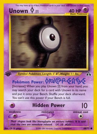 Unown [I] (68) [Neo Discovery] Unlimited