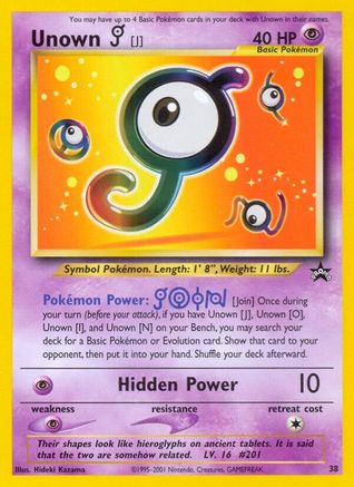 Unown [J] (38) [WoTC Promo]