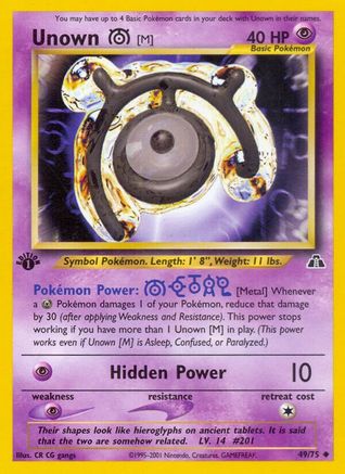 Unown [M] (49) [Neo Discovery] Unlimited