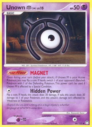 Unown [M] (66) [Mysterious Treasures]