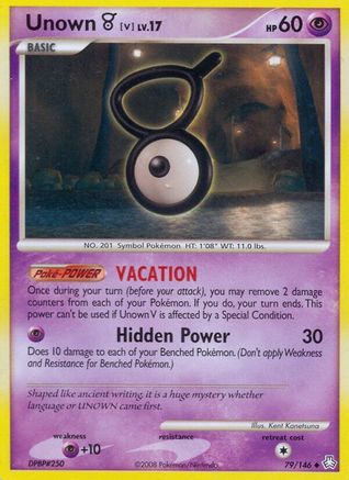 Unown (V) (79) [Legends Awakened] Reverse Holofoil