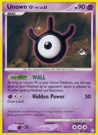 Unown (W) (80) [Legends Awakened]