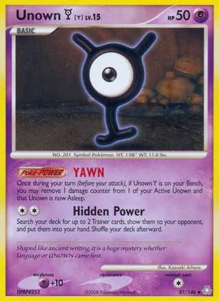 Unown (Y) (81) [Legends Awakened]