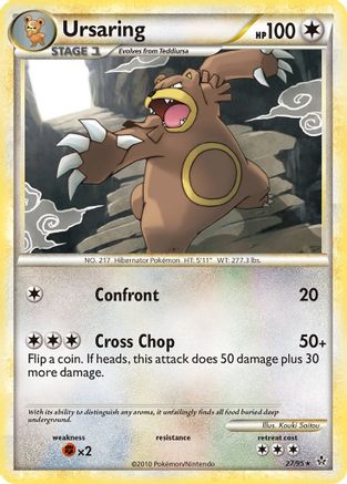 Ursaring (27) [Unleashed] Reverse Holofoil