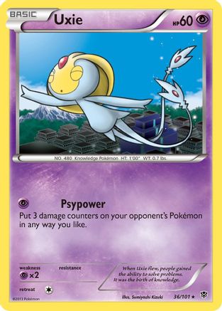 Uxie (36) [Plasma Blast] Reverse Holofoil