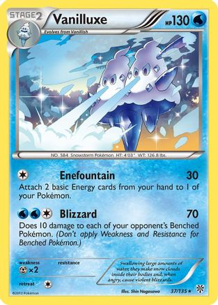 Vanilluxe (37) [Plasma Storm] Reverse Holofoil
