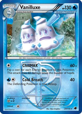 Vanilluxe (Team Plasma) (29) [Plasma Freeze] Reverse Holofoil