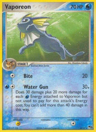 Vaporeon (6) [POP Series 3] Holofoil