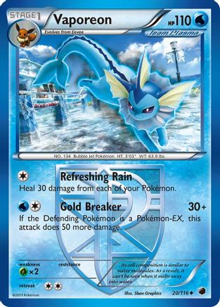 Vaporeon (Team Plasma) (20) [Plasma Freeze]