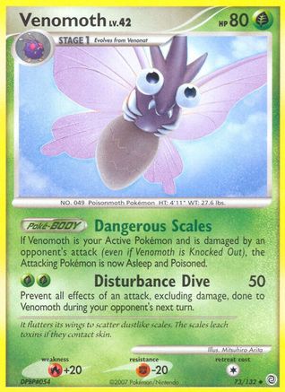 Venomoth (73) [Secret Wonders] Reverse Holofoil