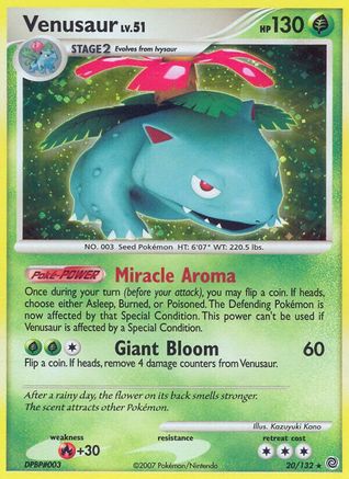 Venusaur (20) [Secret Wonders] Holofoil