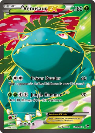 Venusaur EX (141 Full Art) (141) [XY Base Set] Holofoil