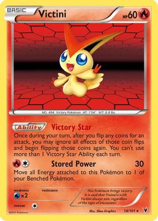 Victini (14) (14) [Noble Victories] Holofoil