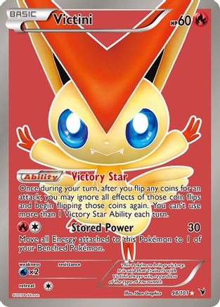 Victini (98 Full Art) (98) [Noble Victories] Holofoil