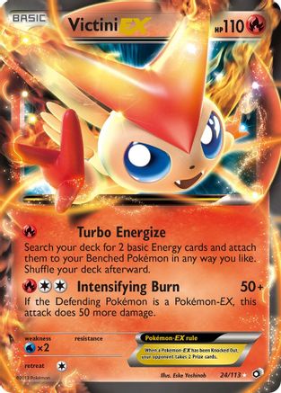 Victini EX (24) [Legendary Treasures] Holofoil