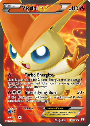 Victini EX (131 Full Art) (131) [Plasma Storm] Holofoil
