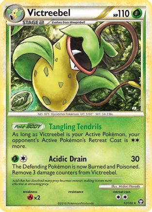 Victreebel (12) [Triumphant] Reverse Holofoil