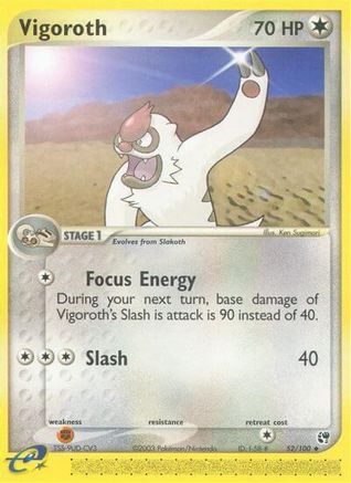 Vigoroth (52) [Sandstorm] Reverse Holofoil