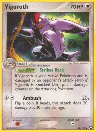 Vigoroth (41) [Power Keepers] Reverse Holofoil