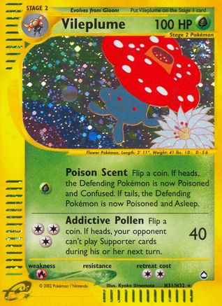 Vileplume (H31) (H31) [Aquapolis] Holofoil