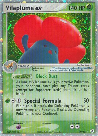 Vileplume ex (100) [Hidden Legends] Holofoil