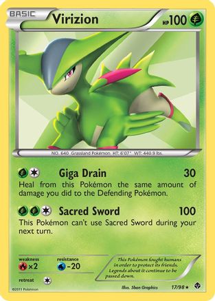 Virizion () [Emerging Powers] Reverse Holofoil