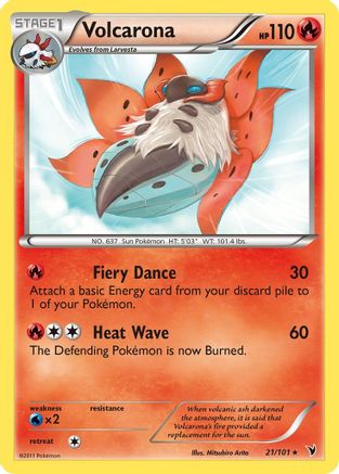 Volcarona (21) [Noble Victories]