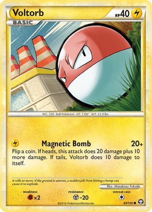 Voltorb (83) [Triumphant] Reverse Holofoil