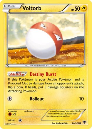 Voltorb (44) [XY Base Set] Reverse Holofoil
