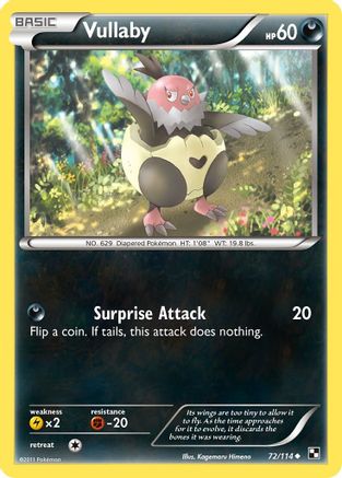 Vullaby (72) [Black and White] Reverse Holofoil