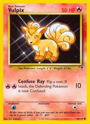 Vulpix (98) [Legendary Collection] Reverse Holofoil
