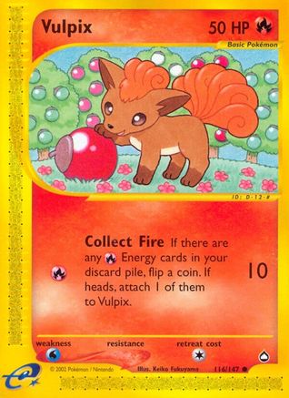 Vulpix (116) [Aquapolis] Reverse Holofoil