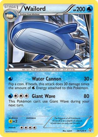 Wailord (26) [Dragons Exalted] Reverse Holofoil