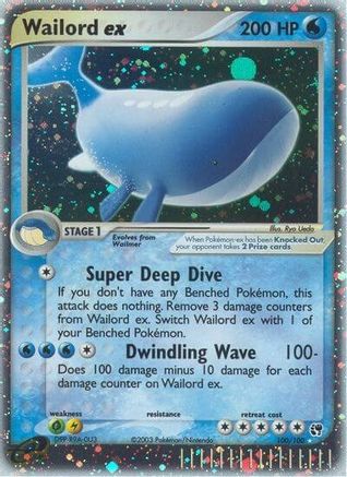 Wailord ex (100) [Sandstorm] Holofoil