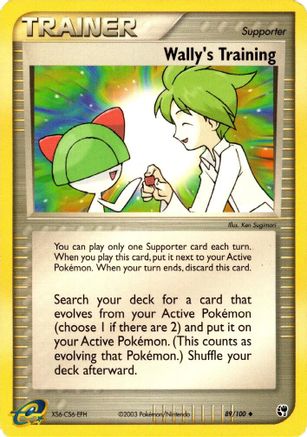 Wally's Training (89) [Sandstorm] Reverse Holofoil