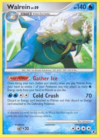Walrein (36) [Rising Rivals] Reverse Holofoil