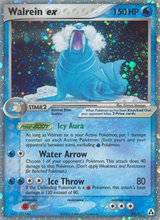 Walrein ex (89) [Legend Maker] Holofoil