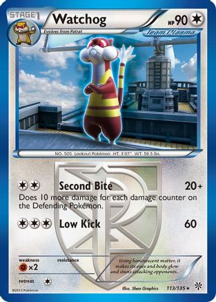 Watchog (Team Plasma) (113) (113) [Plasma Storm] Reverse Holofoil