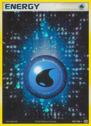 Water Energy (103) [Emerald] Holofoil