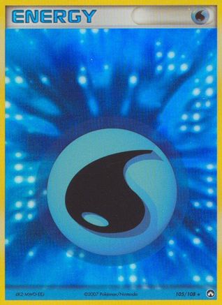 Water Energy (105) [Power Keepers] Holofoil