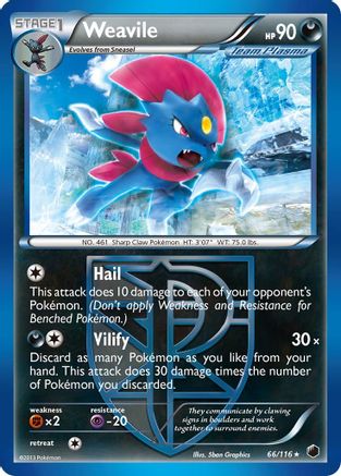 Weavile (Team Plasma) (66) [Plasma Freeze]
