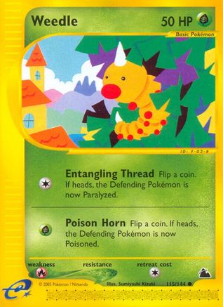 Weedle (115) (115) [Skyridge] Reverse Holofoil