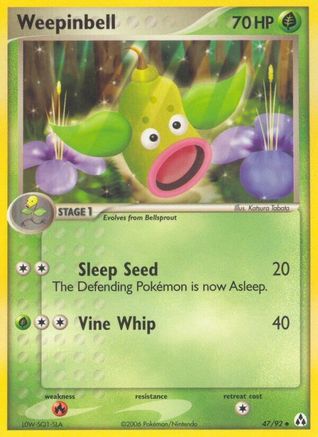 Weepinbell (47) [Legend Maker] Reverse Holofoil