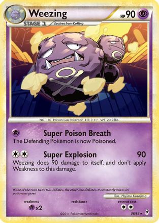 Weezing (38) [Call of Legends] Reverse Holofoil