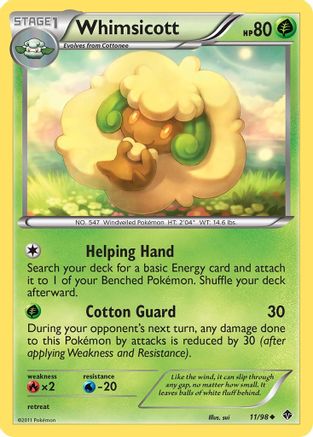 Whimsicott (11) () [Emerging Powers] Reverse Holofoil