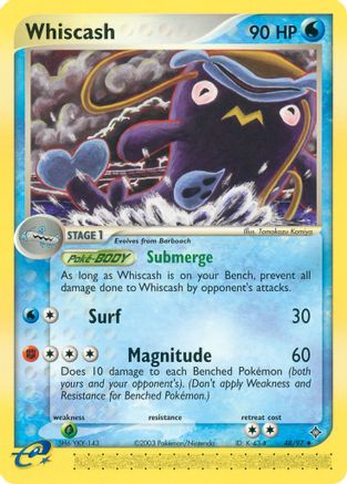 Whiscash (48) [Dragon] Reverse Holofoil