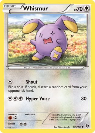 Whismur (105) [Plasma Storm]